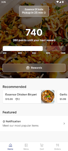 Android application Essence of India screenshort