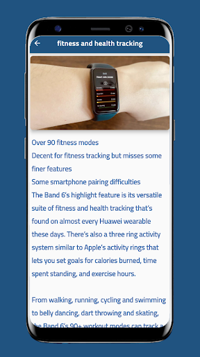 HUAWEI Band 6 Fitness Guide Screen 2