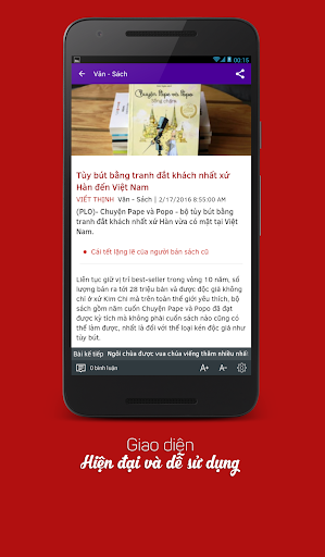 Bao Phap Luat Mobile Screen 2
