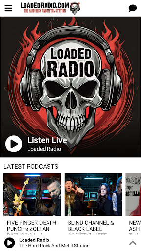 Android application Loaded Radio - Metal Radio screenshort
