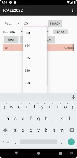 Aperçu de l'application