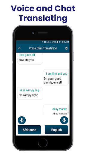 Afrikaans-English Translator Screen 3