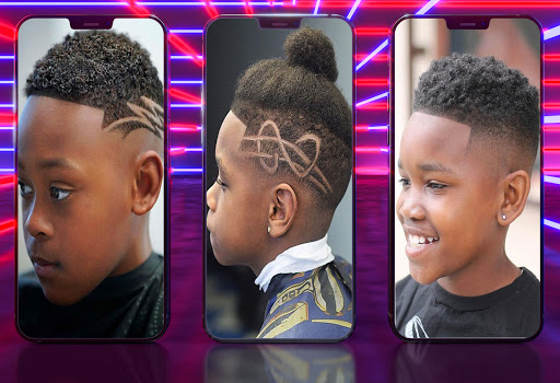 Android application Hairstyles for Black Boys screenshort