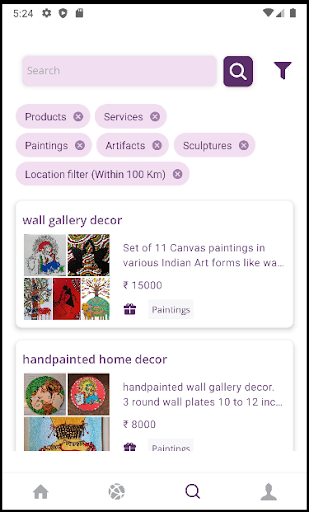Thigma: Bringing Art to People Screen 2