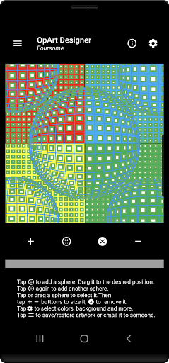 OpArt Designer Screen 3