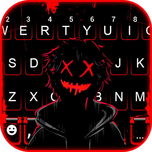 Creepy Maskman Keyboard Backgr logo