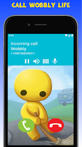 Captura de Pantalla 1 Wobbly Boy life Video call android