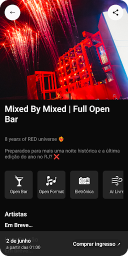 Host Events Screen 3