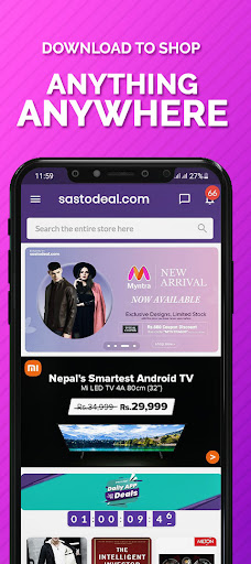 Android application Sastodeal | Be Genuine. screenshort