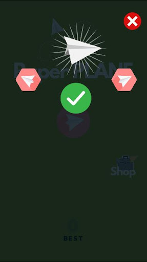 Throw a paper airplane