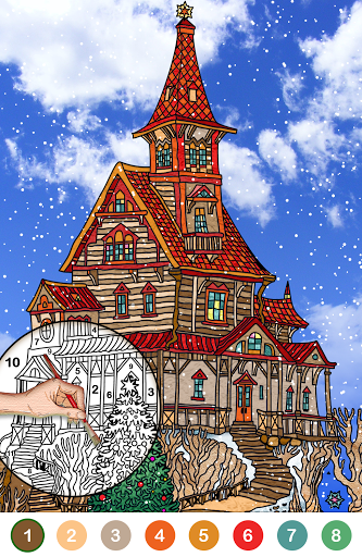 Color by number free - color by number games