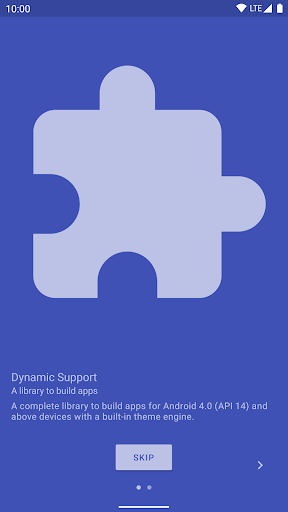 Android application Dynamic Support | Library Demo screenshort