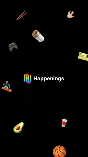 Android application Happenings screenshort