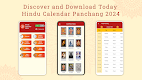 screenshot of Hindu Calendar Panchang 2024