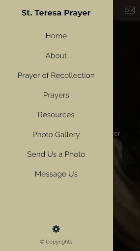 Android application St Teresa Contemplative Prayer screenshort