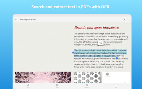 Adobe Scan: PDF Scanner, OCR Screenshot