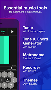 Tunable：調音器、拍子機和錄音機
