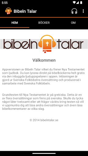 Android application Bibeln Talar screenshort