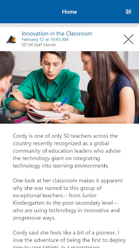 qathet School District Screen 3