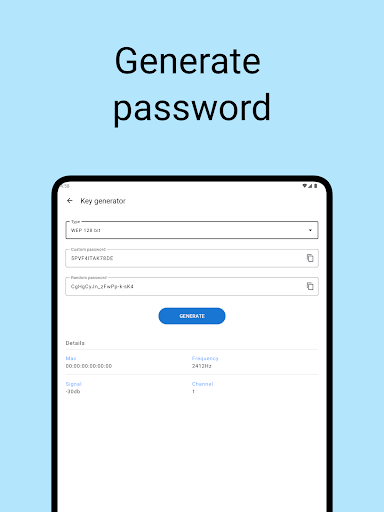 Screenshot of Wifi password master