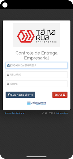 Android application Empresas - Tá na Rua screenshort