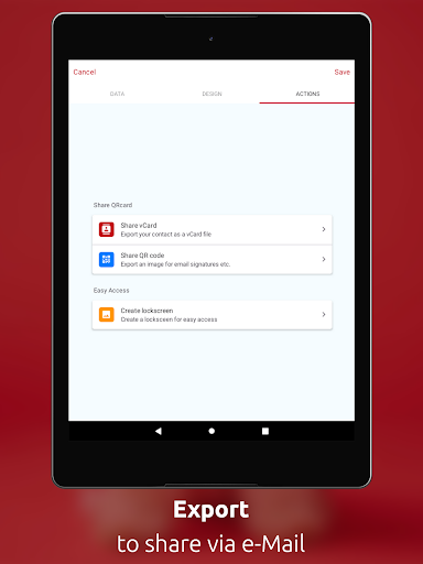 QRcard - digital business card screenshot 8