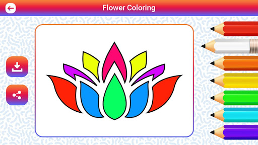 Flower Coloring Book  KIDS Coloring Master