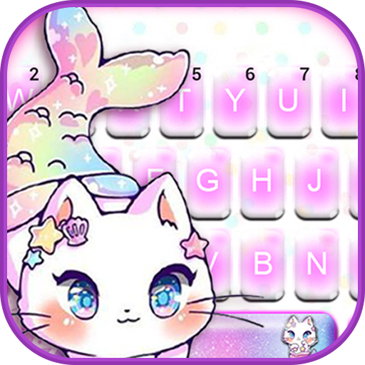 Lovely Mermaid Cats Keyboard T logo
