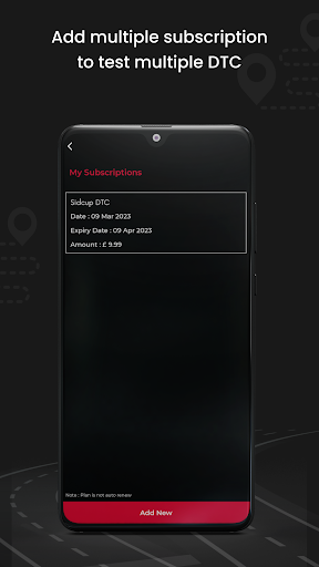 Android application Test Routes Pro screenshort