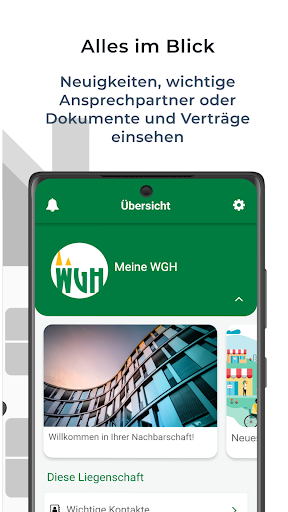 Android application Meine WGH screenshort