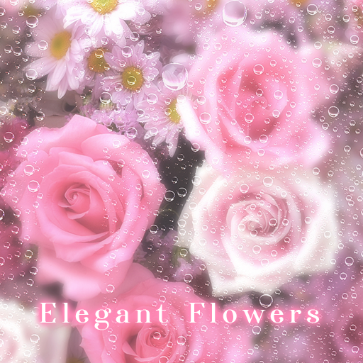 Elegant FlowersTheme +HOME  Icon