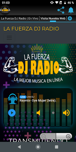 La Fuerza Dj Radio Screen 2