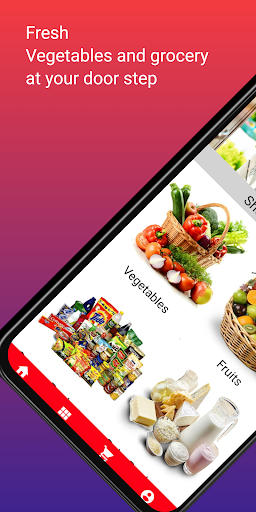 Android application AjoobaShop- vegetables fruits screenshort