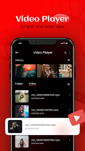 Android application Tik Tik Video Player screenshort