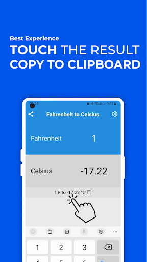 Fahrenheit to Celsius Convert Screen 3