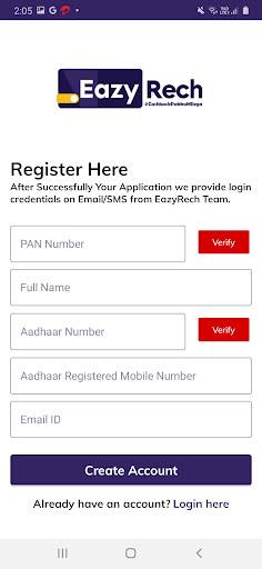 EazyRech Screen 3