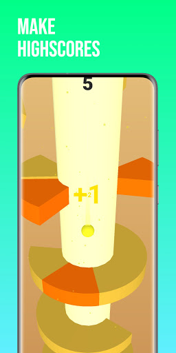 Spiral Stack Jump And Fall Bal Screen 2