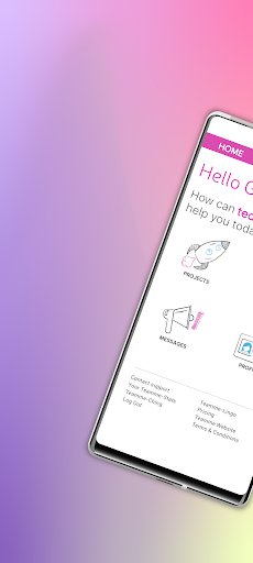Android application The Teamme App screenshort