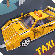 Blocky Taxi Driver: City Rush  Icon
