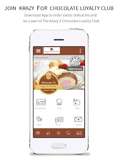 Android application Krazy For Chocolates screenshort