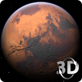 Mars in HD Gyro 3D Free icon