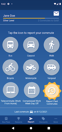 Android application Club Ride Rewards screenshort