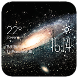 Galaxy1 weather widget/clock icon