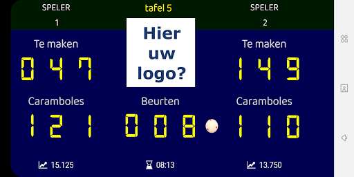 Bord op droid Screen 3