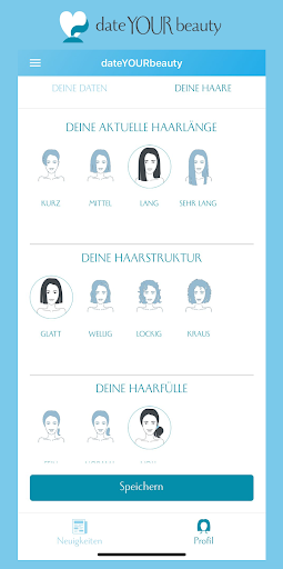 dateYOURbeauty Screen 3