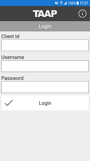 Android application TAAP Forms screenshort