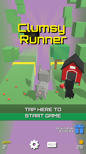 Android application Clumsy Runner screenshort