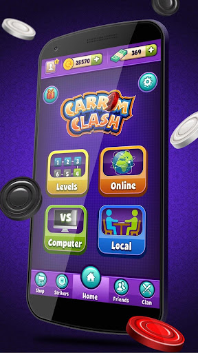 Carrom Clash  Realtime Multiplayer Free Board Game screenshots 6