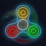 Fidget Spinner Glow - Hot Toys icon