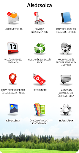 Android application Alsózsolca screenshort